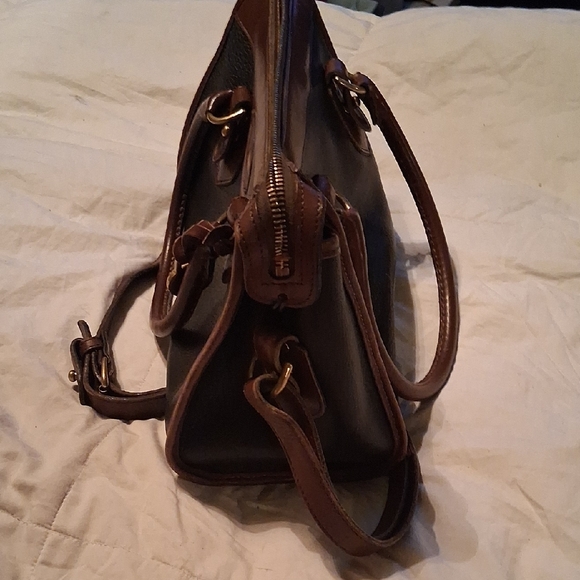 Dooney & Bourke Black and Brown Satchel - Picture 4 of 14